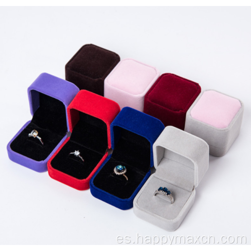 Wholesalvelvet Jewelring Box Box Jewelry Embalaje